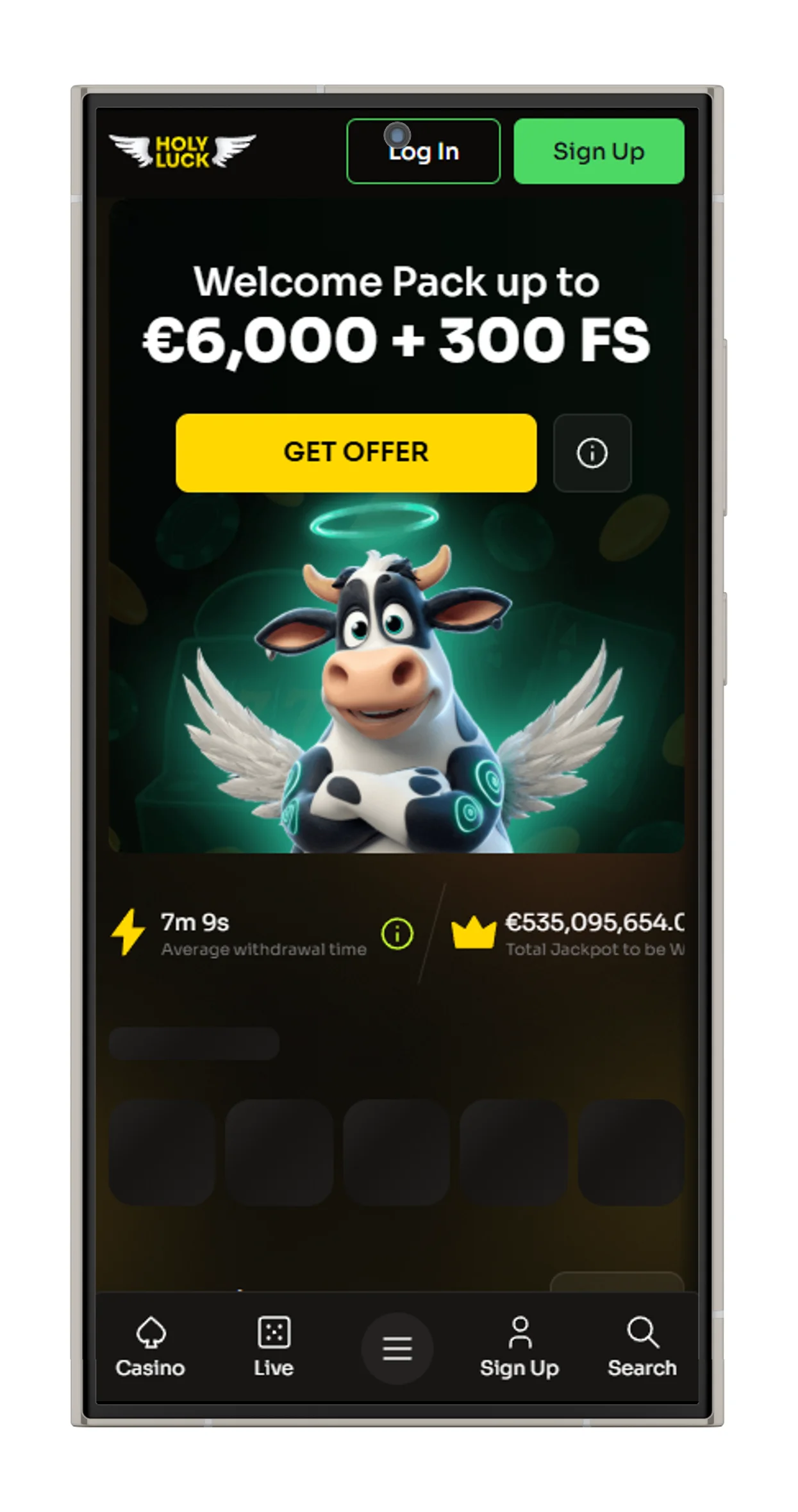Holyluck Casino App voor Android (APK)